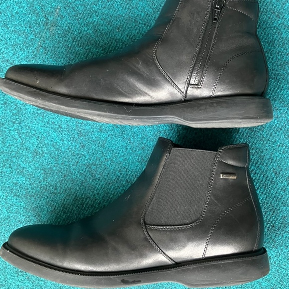Men’s Geox Leather Zip Boot - Picture 1 of 7